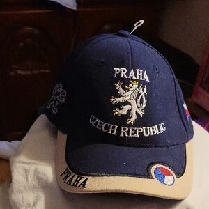Praha Czech Republic Navy Blue Cap